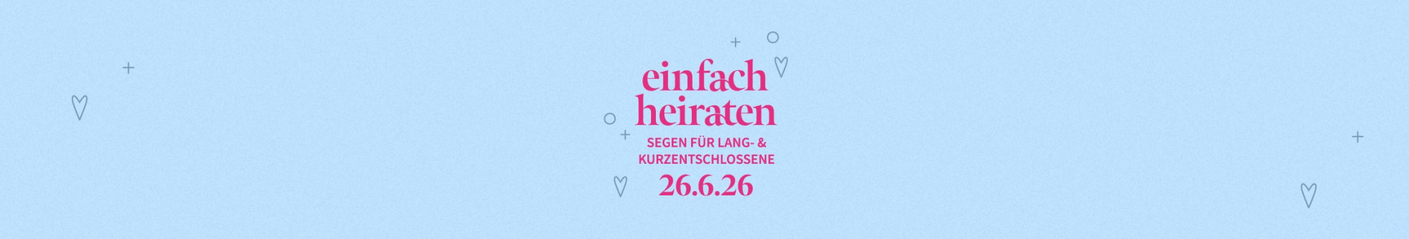 Banner einfach heiraten