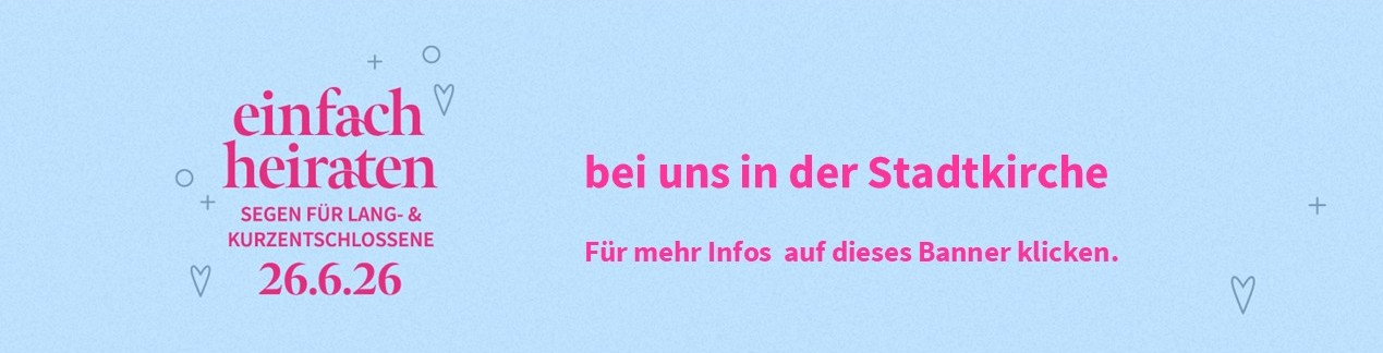 Banner einfach heiraten